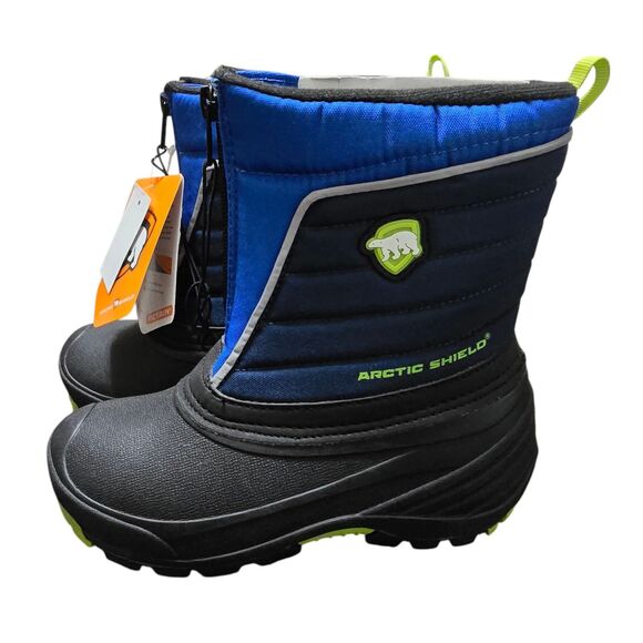 Arctic Shield Temp Boot Blue Black Size 13 Little Boy Snow Winter Boots - Picture 1 of 7